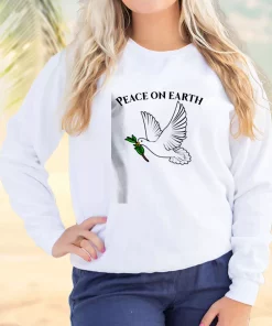 Peace On Earth Sweatshirt Earth Day Costume