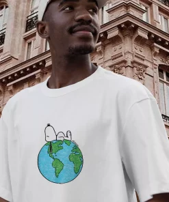 Peanuts Snoopy On Top Of The World Casual Earth Day T Shirt 2 Peanuts Snoopy On Top Of The World Casual Earth Day T Shirt 3