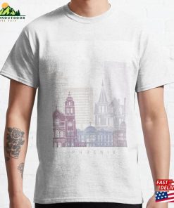 Phoenix Skyline Poster Pastel Classic T-Shirt Sweatshirt Phoenix Skyline Poster Pastel Classic T-Shirt Sweatshirt