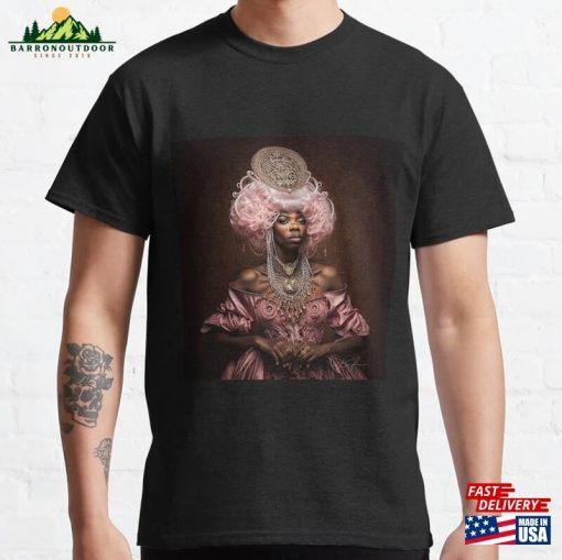 Pink Baroque Fashion 1 7 Classic T-Shirt Unisex