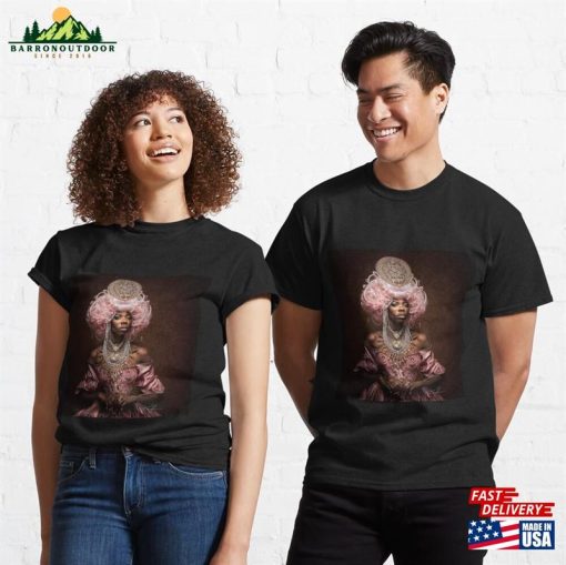 Pink Baroque Fashion 1 7 Classic T-Shirt Unisex