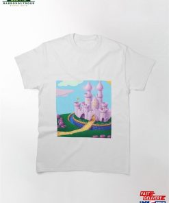 Pink Fairy Castle W Moat 13 Classic T-Shirt Hoodie Sweatshirt