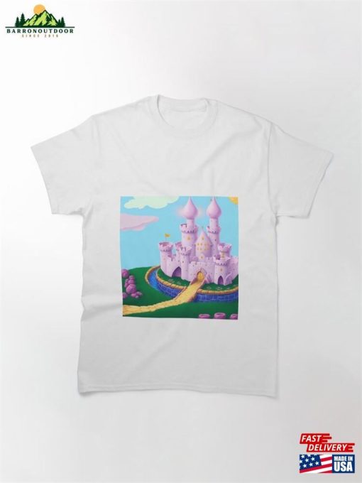 Pink Fairy Castle W Moat 13 Classic T-Shirt Hoodie Sweatshirt