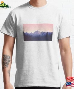Pink Landscape Classic T-Shirt Unisex Pink Landscape Classic T-Shirt Unisex