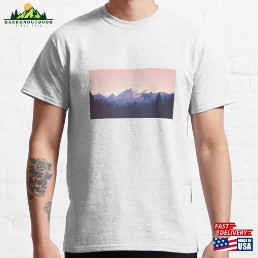 Pink Landscape Classic T-Shirt Unisex