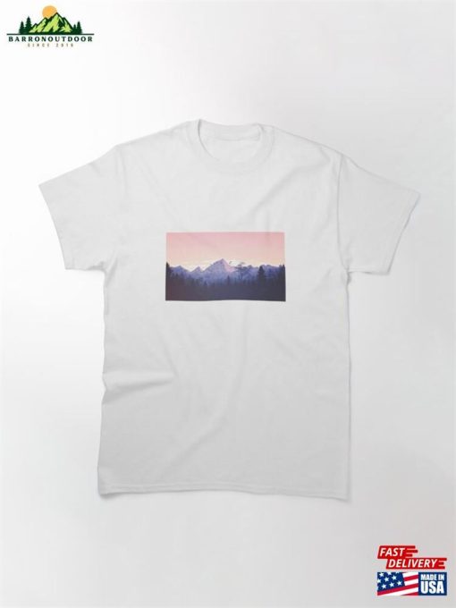 Pink Landscape Classic T-Shirt Unisex