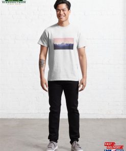 Pink Landscape Classic T-Shirt Unisex 3 Pink Landscape Classic T Shirt Unisex 4