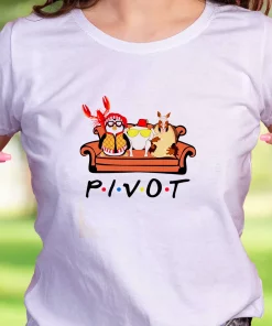 Pivot Shut Up Friends Thanksgiving Thanksgiving Vintage T Shirt