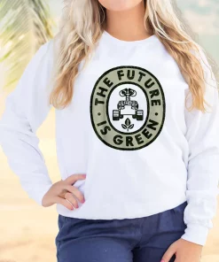 Pixar Earth Day Wall E The Future Is Green Sweatshirt Earth Day Costume 1 Pixar Earth Day Wall E The Future Is Green Sweatshirt Earth Day Costume 2