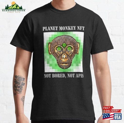 Planet Cute Monkey 84 Not Bored Apes Classic T-Shirt