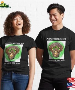 Planet Cute Monkey 84 Not Bored Apes Classic T-Shirt 2 Planet Cute Monkey 84 Not Bored Apes Classic T Shirt 3