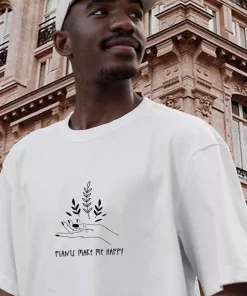 Plants Make You Happy Casual Earth Day T Shirt 3