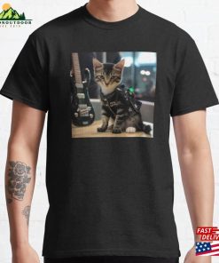 Playful Purrfection Adorable Rockstar Kitty Kitten For Cat Lovers Classic T-Shirt Hoodie Sweatshirt Playful Purrfection Adorable Rockstar Kitty Kitten For Cat Lovers Classic T-Shirt Hoodie Sweatshirt