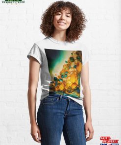 Pointillism Seaglass Golden Streams Abstract Classic T-Shirt Sweatshirt Unisex 3 Pointillism Seaglass Golden Streams Abstract Classic T Shirt Sweatshirt Unisex 4