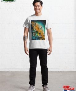 Pointillism Seaglass Golden Streams Abstract Classic T-Shirt Unisex Sweatshirt 3 Pointillism Seaglass Golden Streams Abstract Classic T Shirt Unisex Sweatshirt 4