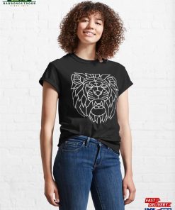 Polygonal Lion Stroke Animal Geometric Style Classic T-Shirt Unisex 3 Polygonal Lion Stroke Animal Geometric Style Classic T Shirt Unisex 4