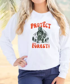 Protect Our Forest Sweatshirt Earth Day Costume