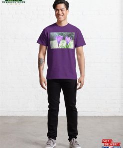 Purple Crocus Pair In The Sunshine Classic T-Shirt Hoodie Unisex 3 Purple Crocus Pair In The Sunshine Classic T Shirt Hoodie Unisex 4