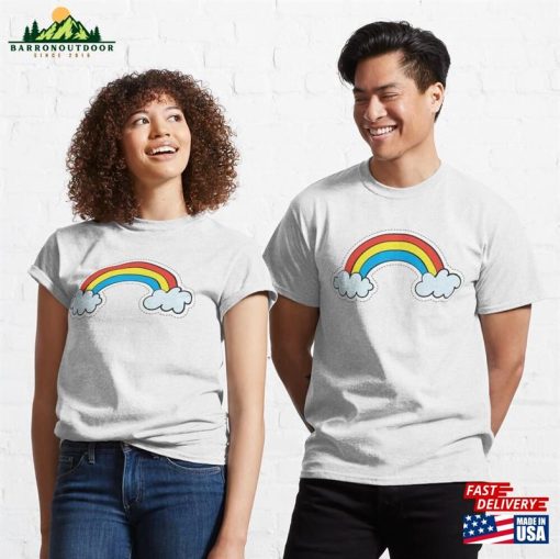 Rainbow Hand Drawn Classic T-Shirt Unisex