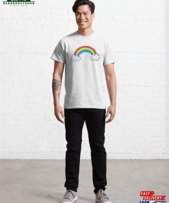 Rainbow Hand Drawn Classic T-Shirt Unisex 3 Rainbow Hand Drawn Classic T Shirt Unisex 4