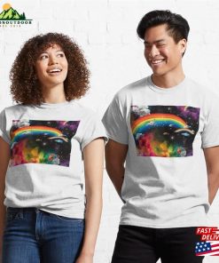 Rainbow Space Classic T Shirt Hoodie Sweatshirt 3