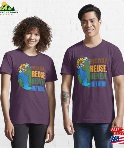 Recycle Reuse Renew Rethink Earth Day 2023 Essential T-Shirt Unisex Sweatshirt 2 Recycle Reuse Renew Rethink Earth Day 2023 Essential T Shirt Unisex Sweatshirt 3