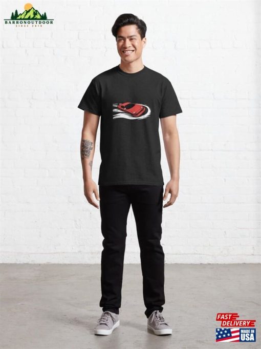 Red Car Drift Classic T-Shirt Unisex