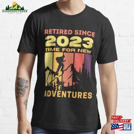 Retired Since 2023 Gift Essential T-Shirt Classic Unisex