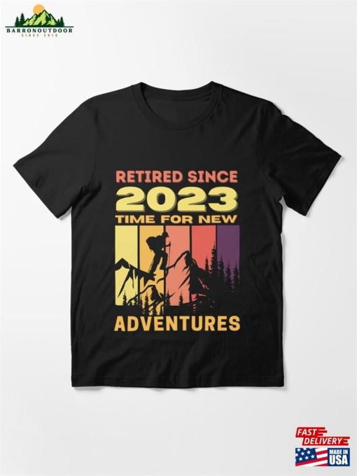 Retired Since 2023 Gift Essential T-Shirt Classic Unisex