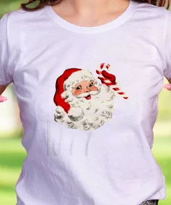 Retro Santa Design Funny Christmas T Shirt 1 Retro Santa Design Funny Christmas T Shirt 2