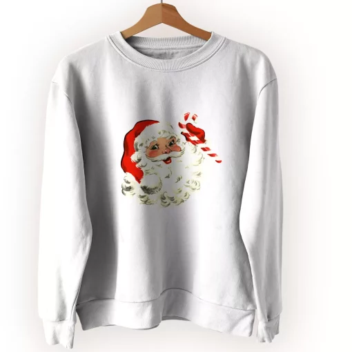 Retro Santa Design Ugly Christmas Sweater