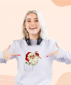 Retro Santa Design Ugly Christmas Sweater