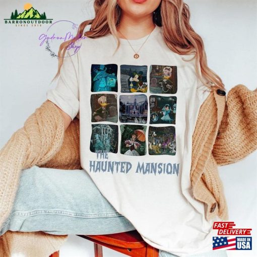 Retro The Haunted Mansion Sweatshirt Disneyland Halloween Trip 2023 Classic