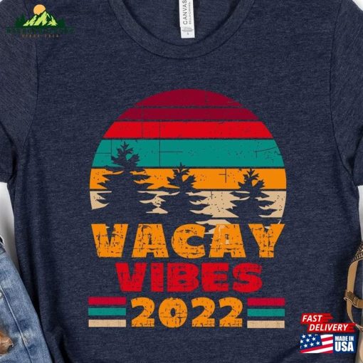 Retro Vacay Vibes 2022 Shirt Sunset Hiking Mode Sweatshirt Hoodie