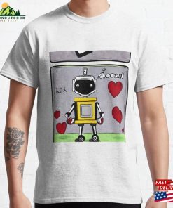 Robot In The Style Of Famous Art Classic T-Shirt Hoodie
