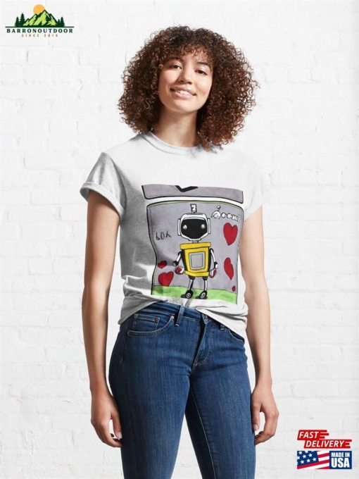 Robot In The Style Of Famous Art Classic T-Shirt Hoodie