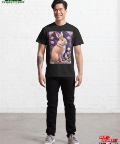 Romance Bunny With Flowers Classic T-Shirt Unisex 3 Romance Bunny With Flowers Classic T Shirt Unisex 4