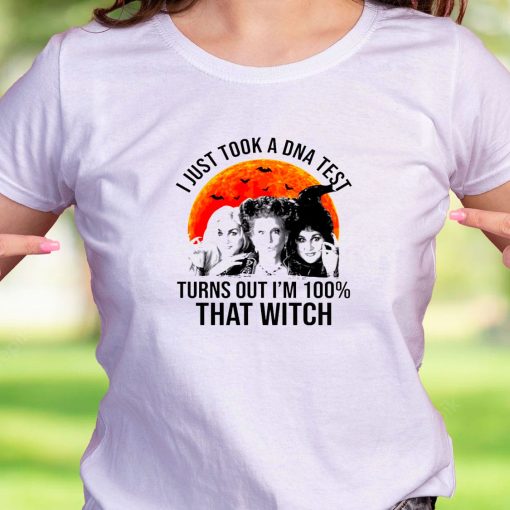 Sanderson Sisters Dna Test That Witch Casual T Shirt