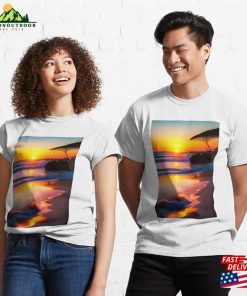 Santa Monica Beach Sunset Classic T-Shirt Hoodie Unisex 2 Santa Monica Beach Sunset Classic T Shirt Hoodie Unisex 3