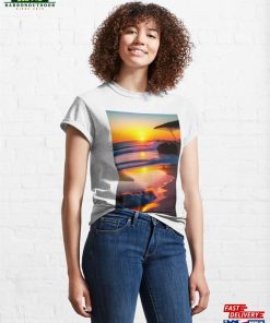 Santa Monica Beach Sunset Classic T-Shirt Unisex 3 Santa Monica Beach Sunset Classic T Shirt Unisex 4