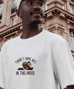 Santa There Is Some Ho'S In This House Funny Christmas T Shirt 2 Santa There Is Some HoS In This House Funny Christmas T Shirt 3