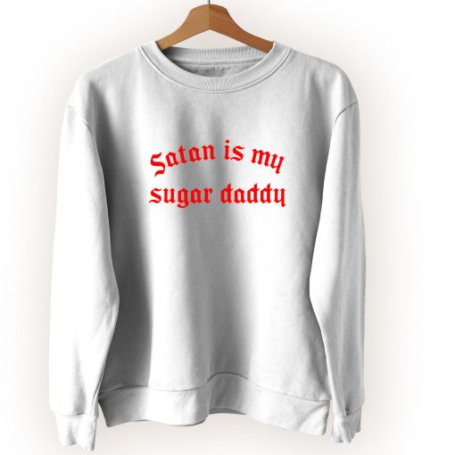Satan Is My Suggar Daddy Vintage Sweatshirt