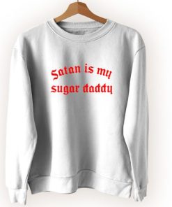 Satan Is My Suggar Daddy Vintage Sweatshirt