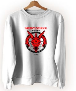 Satan School For Girls Vintage Sweatshirt Satan School For Girls Vintage Sweatshirt
