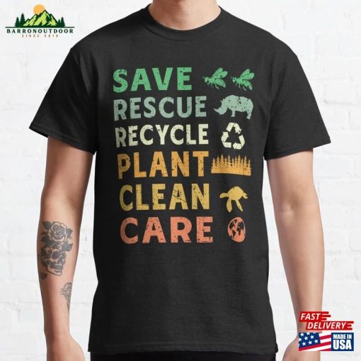 Save Rescue Recycle Classic T-Shirt