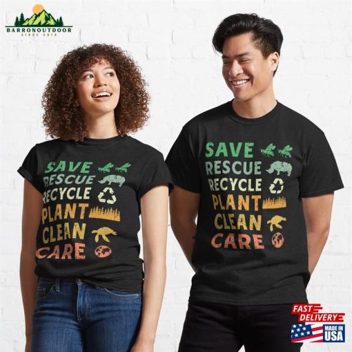 Save Rescue Recycle Classic T-Shirt