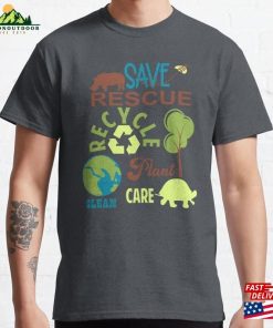 Save Rescue Recycle Plant Clean Clear Classic T-Shirt Hoodie Save Rescue Recycle Plant Clean Clear Classic T-Shirt Hoodie