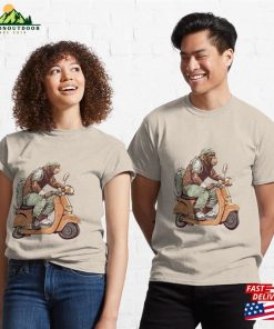 Scooter Rider Ape Classic T-Shirt Unisex