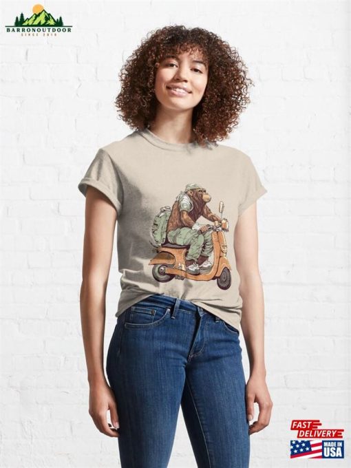 Scooter Rider Ape Classic T-Shirt Unisex