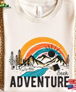 Seek Adventure Shirt Vacation Camping Unisex Hoodie